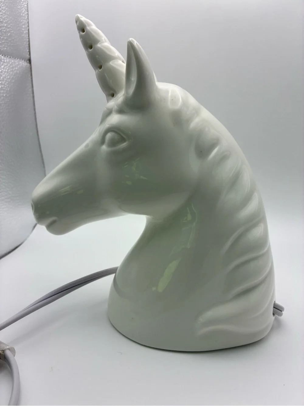 Target White Ceramic Unicorn Lamp